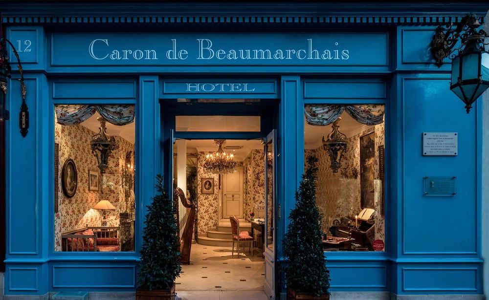 Hotel Caron De Beaumarchais Paris Exterior foto