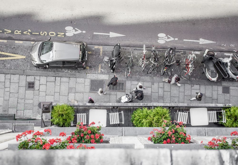 Hotel Caron De Beaumarchais Paris Exterior foto